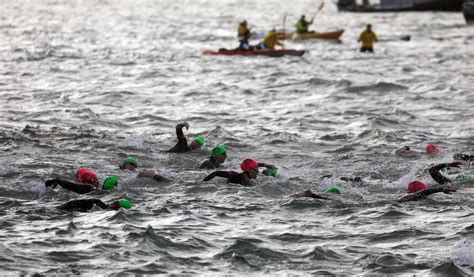 Photos: Athletes compete in 42nd annual Escape from Alcatraz Triathlon in San Francisco